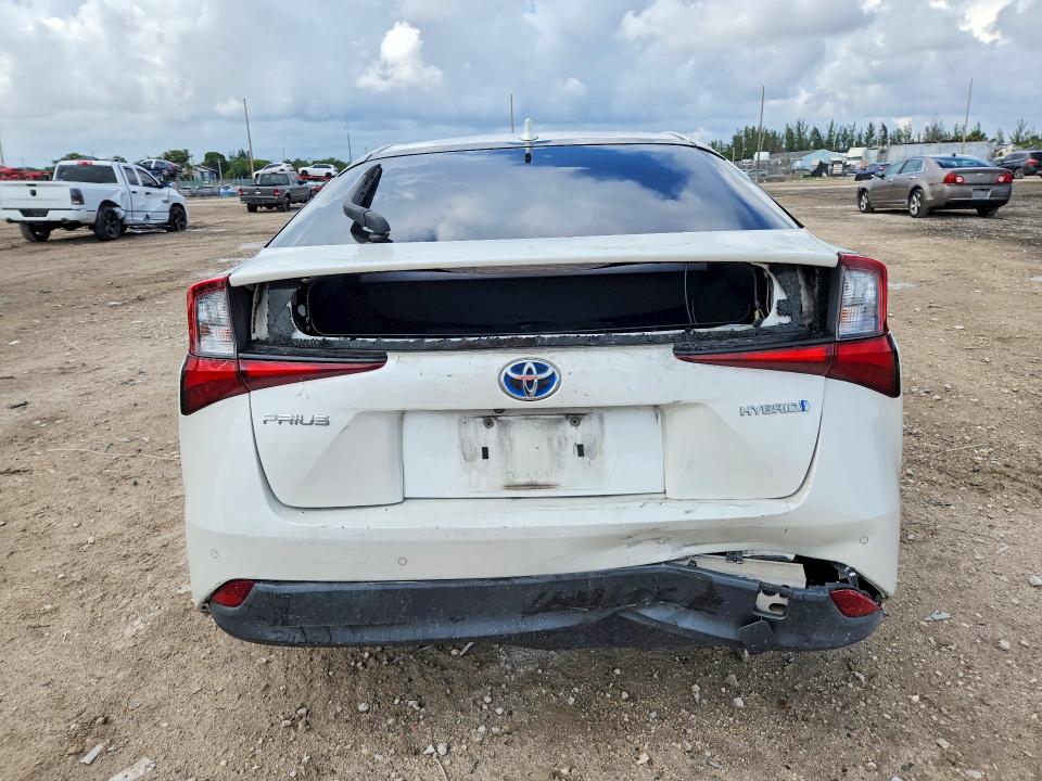 53712466 :رقم المزاد ، JTDKARFU4K3083325 vin ، 2019 Toyota Prius مزاد بيع