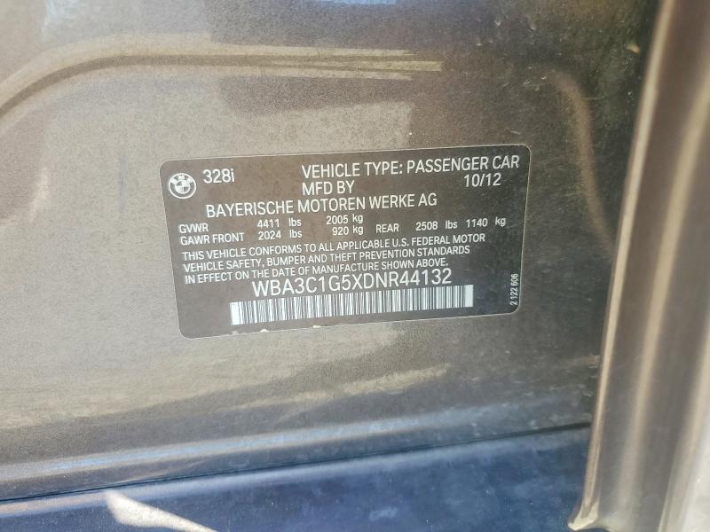 Продаж на аукціоні авто 2013 Bmw 328, vin: WBA3C1G5XDNR44132, номер лоту: 52566726