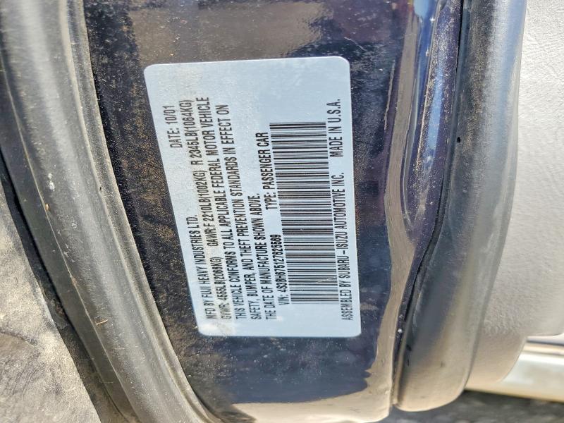 Продажа на аукционе авто 2002 Subaru Legacy, vin: 4S3BH675127625569, номер лота: 52404596
