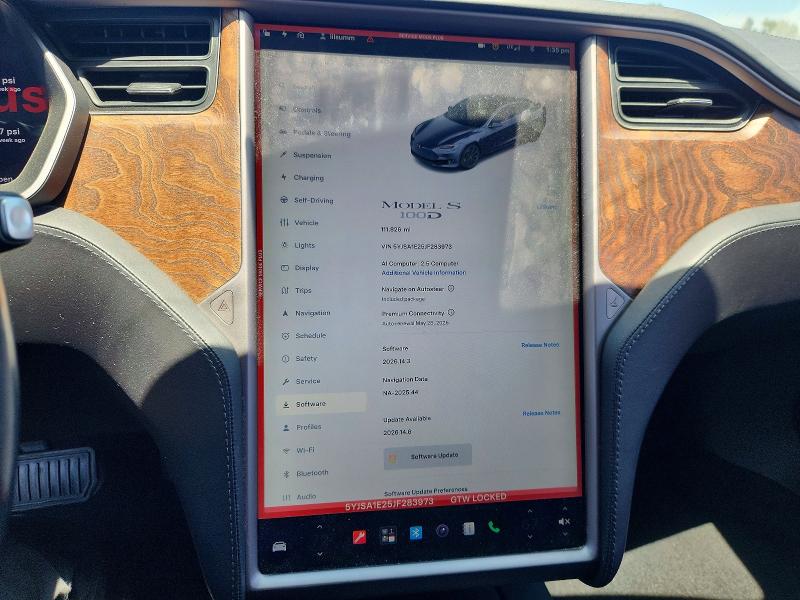 Продаж на аукціоні авто 2018 Tesla Model S, vin: 5YJSA1E25JF283973, номер лоту: 53633156