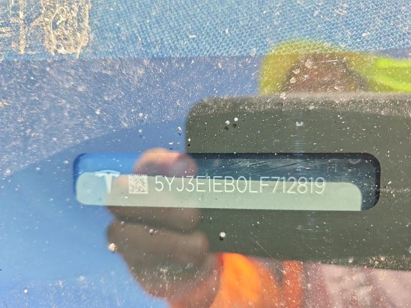 Aukcja sprzedaży 2020 Tesla Model 3, vin: 5YJ3E1EB0LF712819, numer aukcji: 53560816