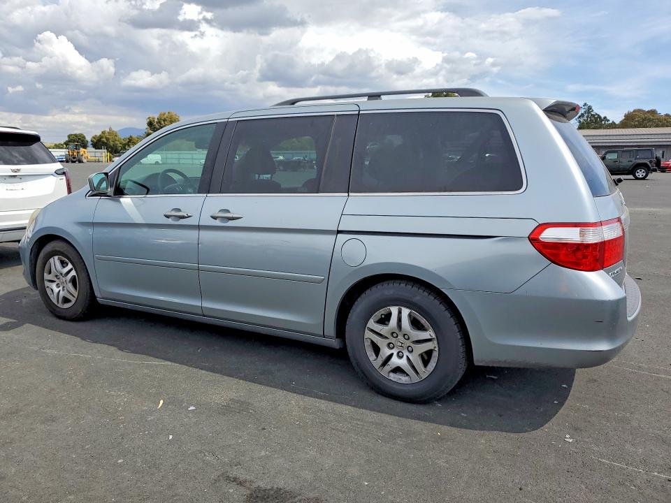 2007 Honda Odyssey მანქანა იყიდება აუქციონზე, vin: 5FNRL38767B135965, აუქციონის ნომერი: 55099376
