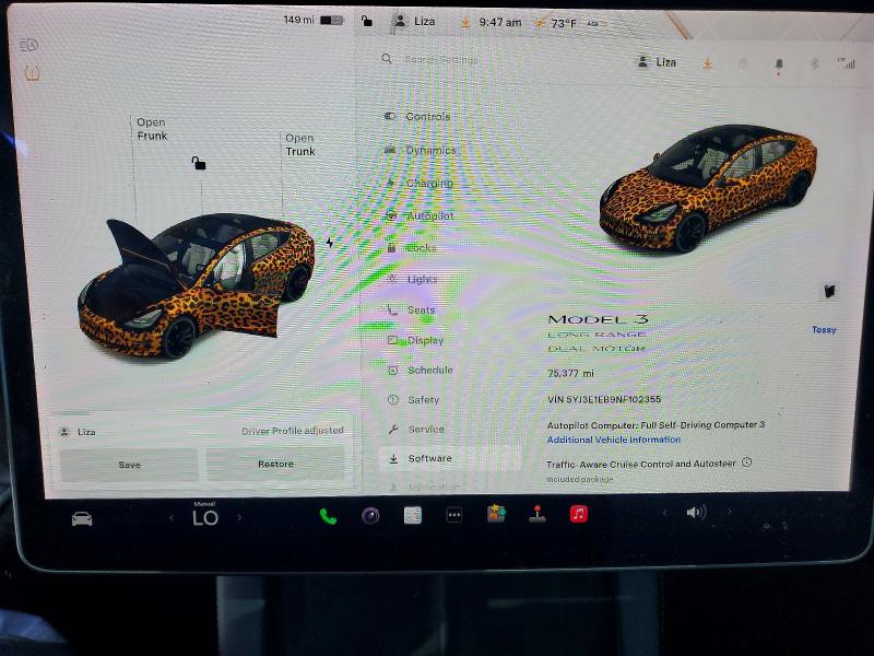 Aukcja sprzedaży 2022 Tesla Model 3, vin: 5YJ3E1EB9NF102355, numer aukcji: 52970876