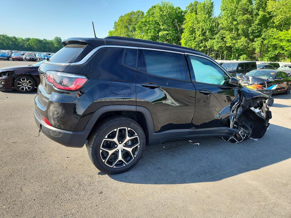2024 Jeep Compass მანქანა იყიდება აუქციონზე, vin: 3C4NJDCN7RT128530, აუქციონის ნომერი: 54225596