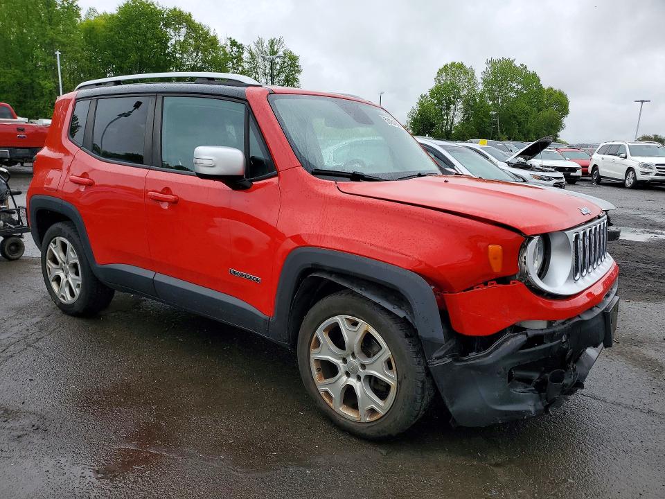53464686 :رقم المزاد ، ZACCJBDT2FPB94155 vin ، 2015 Jeep Renegade مزاد بيع