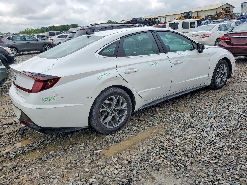 2022 Hyundai Sonata მანქანა იყიდება აუქციონზე, vin: KMHL64JAXNA220141, აუქციონის ნომერი: 52184356