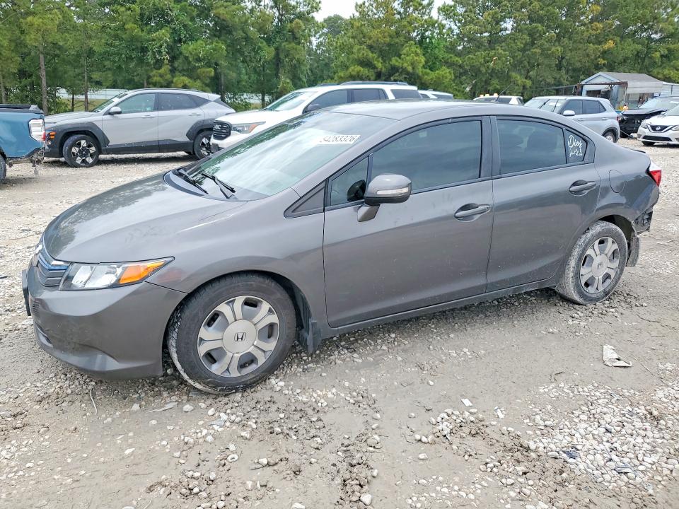 54283326 :رقم المزاد ، JHMFB4F3XCS009261 vin ، 2012 Honda Civic مزاد بيع