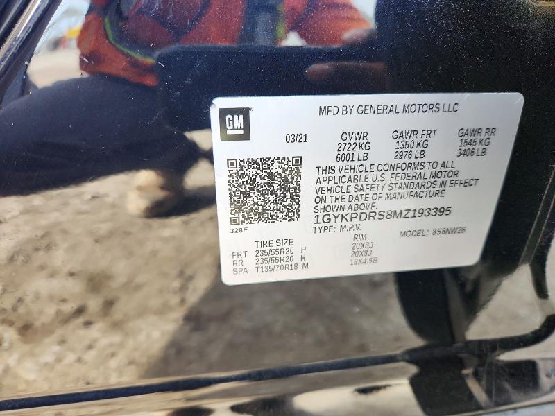 Aukcja sprzedaży 2021 Cadillac Xt6, vin: 1GYKPDRS8MZ193395, numer aukcji: 52739546