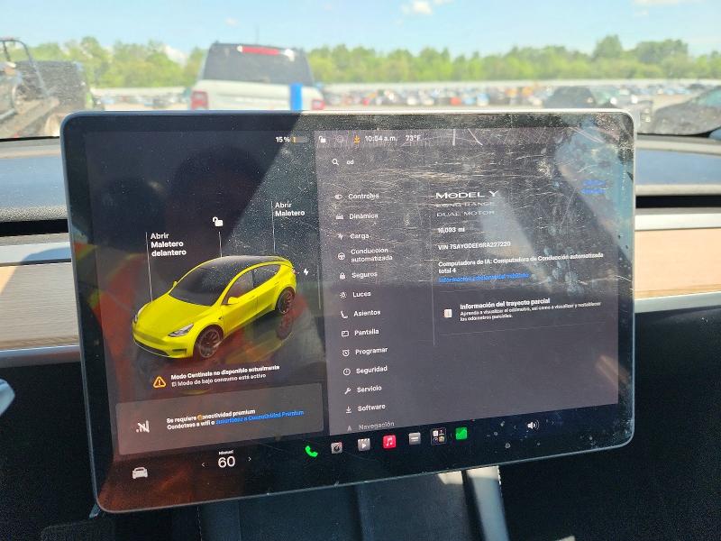 54555486 :رقم المزاد ، 7SAYGDEE6RA227220 vin ، 2024 Tesla Model Y مزاد بيع