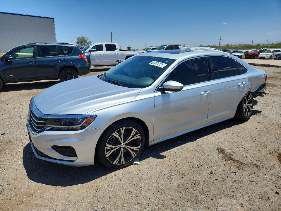 53474136 :رقم المزاد ، 1VWSA7A38MC008114 vin ، 2021 Volkswagen Passat مزاد بيع
