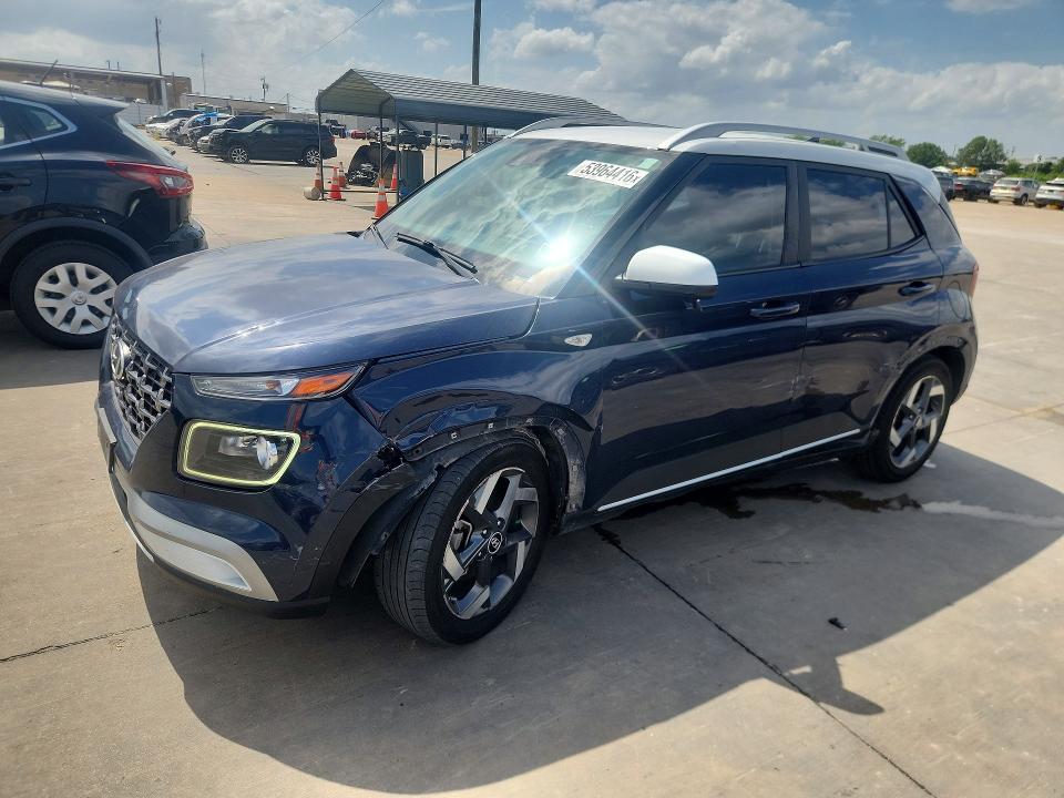 Продажа на аукционе авто 2022 Hyundai Venue, vin: KMHRC8A39NU193461, номер лота: 53964416