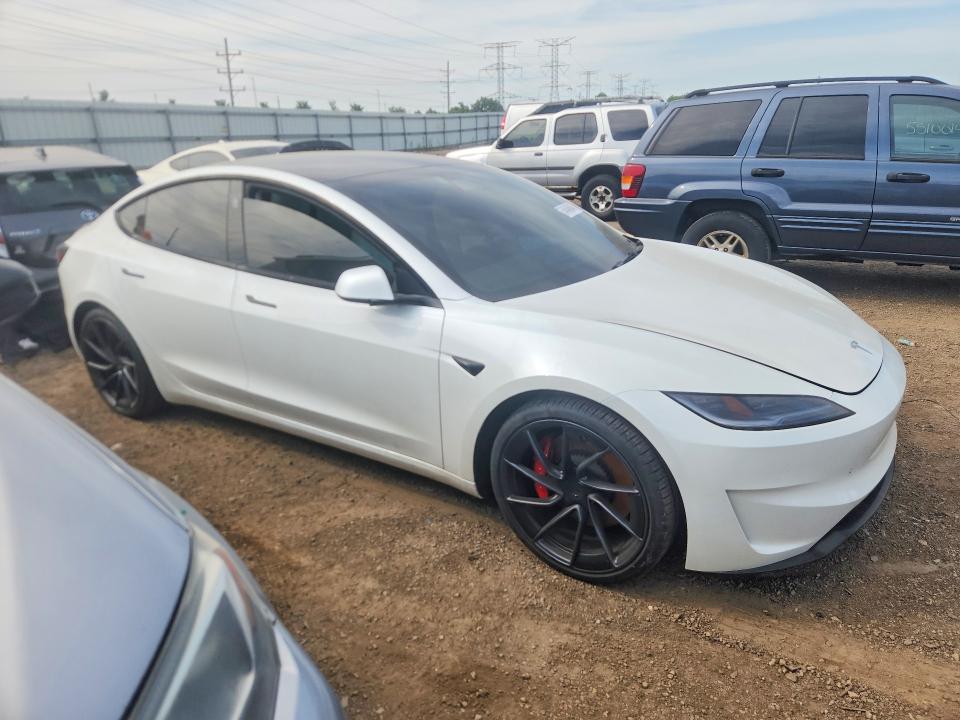 54546846 :رقم المزاد ، 5YJ3E1ET4SF036480 vin ، 2025 Tesla Model 3 مزاد بيع