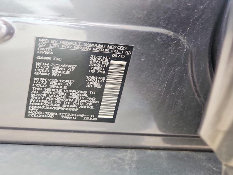 Aukcja sprzedaży 2016 Nissan Rogue, vin: KNMAT2MV1GP599389, numer aukcji: 53183916