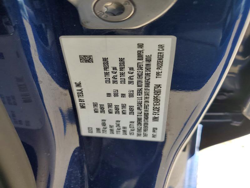Aukcja sprzedaży 2023 Tesla Model 3, vin: 5YJ3E1EA9PF490794, numer aukcji: 54890196