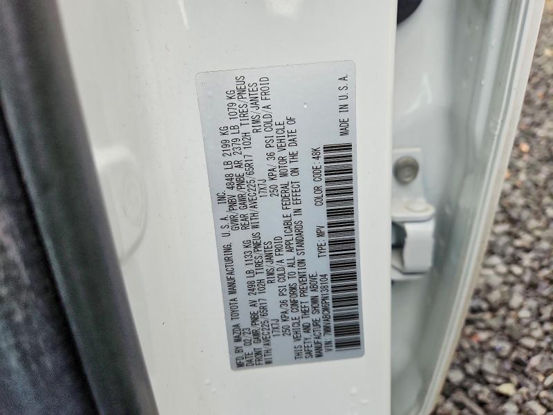 54437756 :رقم المزاد ، 7MMVABCM6PN138104 vin ، 2023 Mazda Cx-50 مزاد بيع