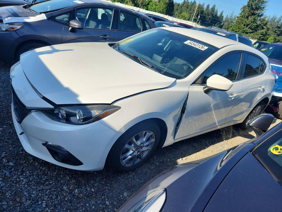 2015 Mazda 3 მანქანა იყიდება აუქციონზე, vin: JM1BM1L78F1221117, აუქციონის ნომერი: 54543126