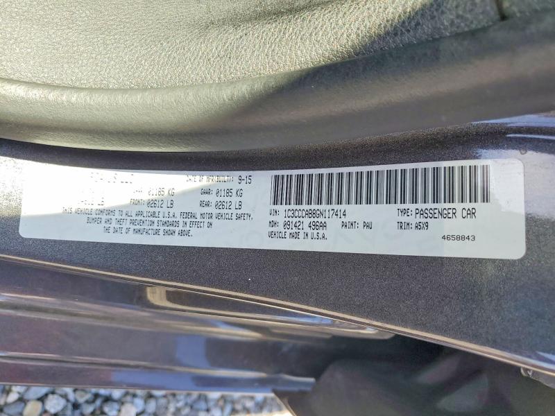 Aukcja sprzedaży 2016 Chrysler 200, vin: 1C3CCCAB8GN117414, numer aukcji: 52570136