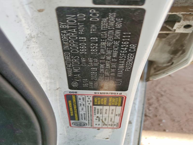 Продаж на аукціоні авто 2015 Kia Rio, vin: KNADM4A35F6436111, номер лоту: 53996626