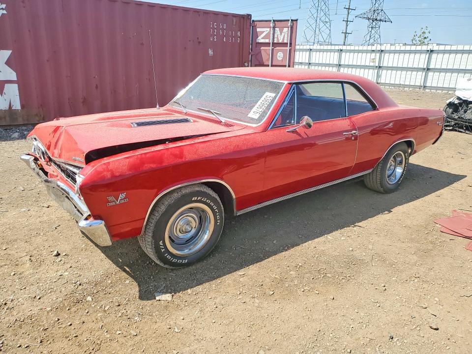 53696676 :رقم المزاد ، 138177A181675 vin ، 1967 Chevrolet Chevelle Ss 396 مزاد بيع