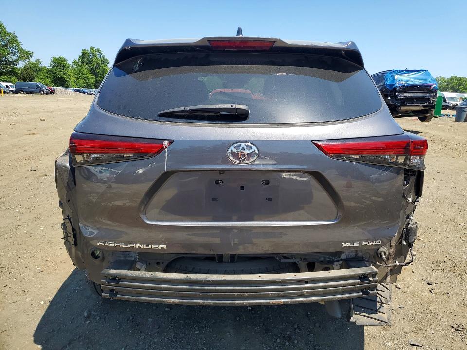 53453146 :رقم المزاد ، 5TDGZRBH8LS514708 vin ، 2020 Toyota Highlander مزاد بيع