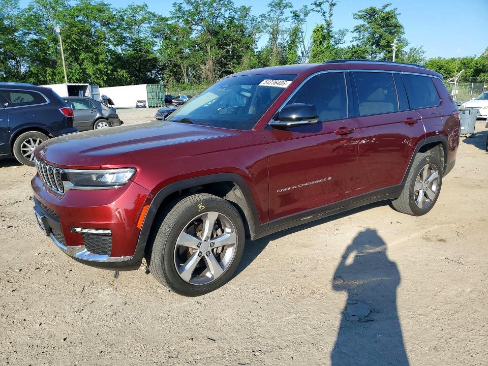 54236406 :رقم المزاد ، 1C4RJKBGXM8133799 vin ، 2021 Jeep Grand Cherokee مزاد بيع