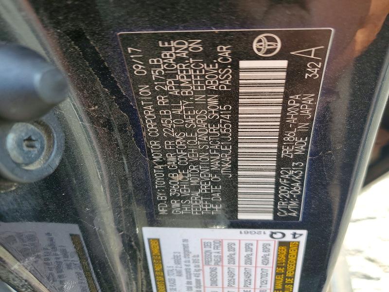 Продажа на аукционе авто 2018 Toyota Corolla Im, vin: JTNKARJE1JJ557415, номер лота: 54457526