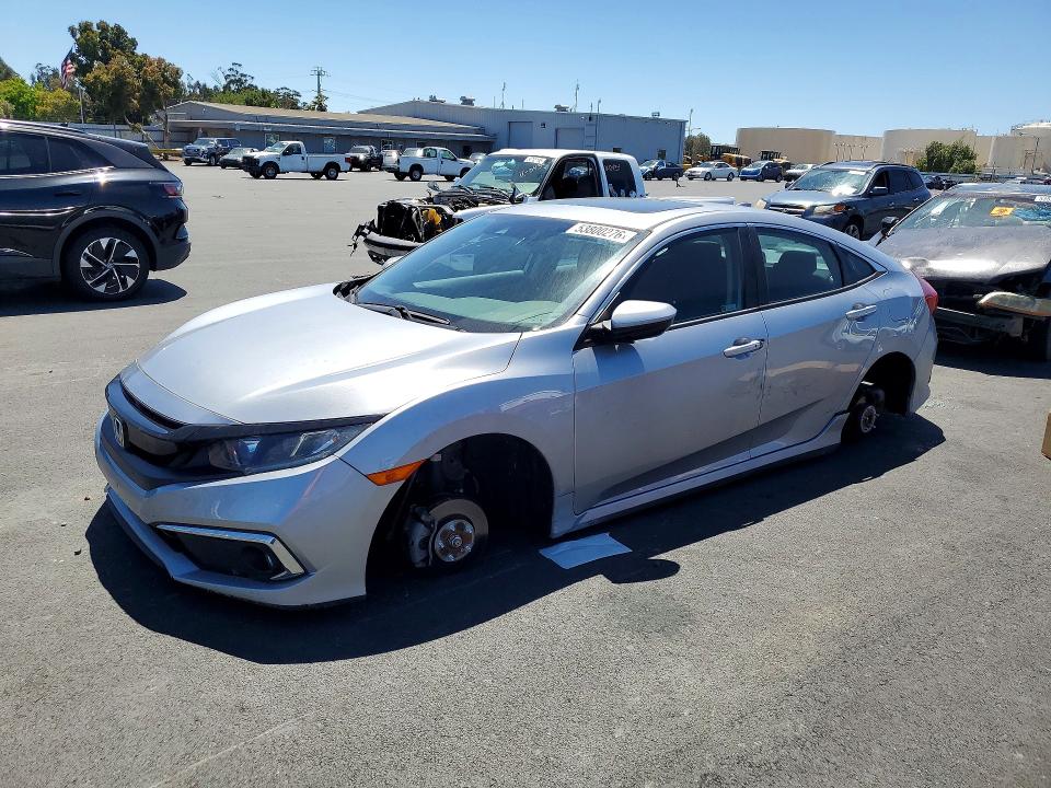 53800276 :رقم المزاد ، 19XFC1F34LE211156 vin ، 2020 Honda Civic مزاد بيع