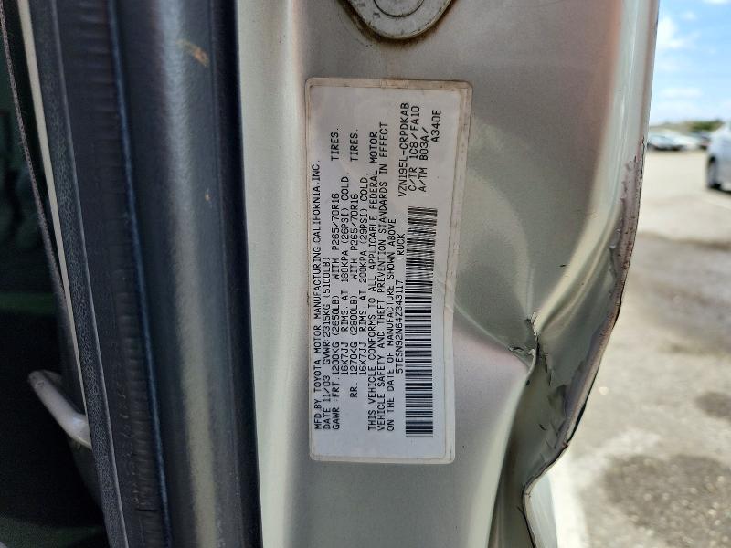 2004 Toyota Tacoma მანქანა იყიდება აუქციონზე, vin: 5TESN92N64Z343117, აუქციონის ნომერი: 55063816