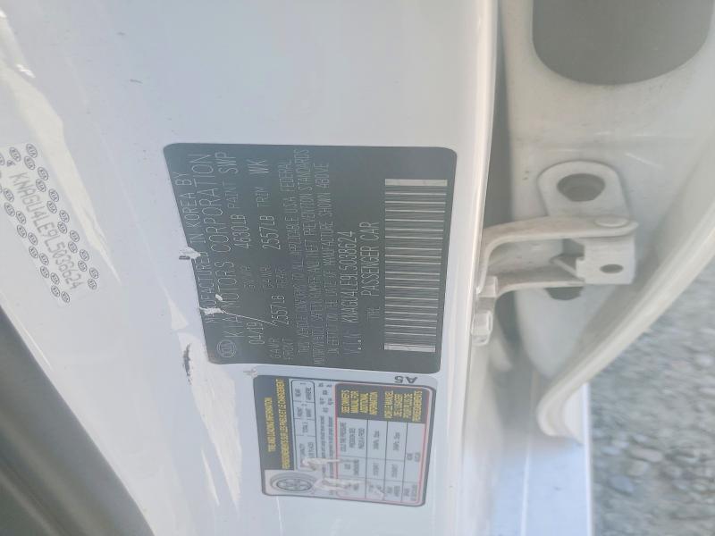 52950936 :رقم المزاد ، KNAGU4LE9L5038624 vin ، 2020 Kia Optima مزاد بيع