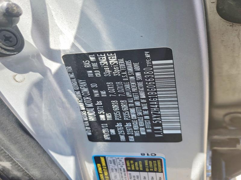 Продаж на аукціоні авто 2011 Hyundai Santa Fe, vin: 5XYZH4AG1BG066380, номер лоту: 54271866