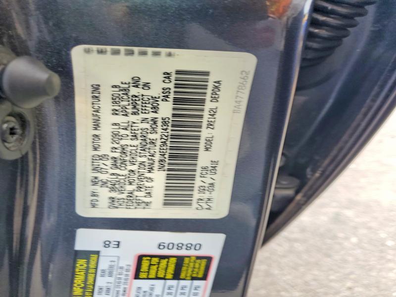 Aukcja sprzedaży 2010 Toyota Corolla, vin: 1NXBU4EE9AZ214385, numer aukcji: 49146886