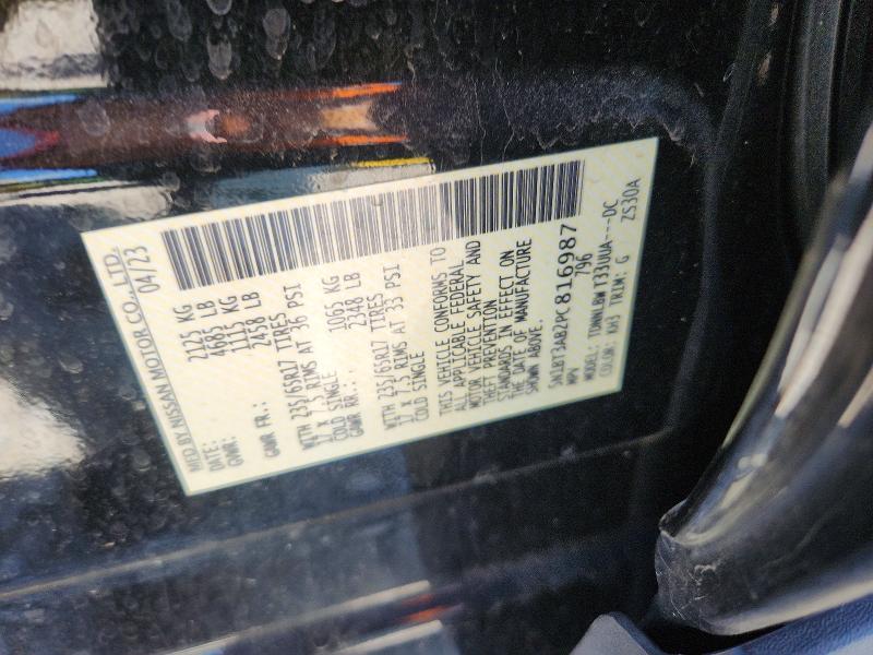 Продажа на аукционе авто 2023 Nissan Rogue, vin: 5N1BT3AB2PC816987, номер лота: 52031506