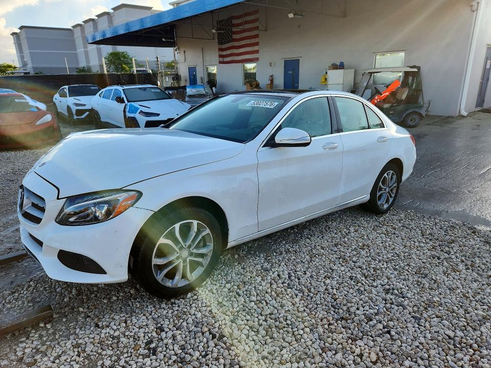 Auction sale of the 2015 Mercedes-benz C, vin: 55SWF4KB4FU065019, lot number: 53027576