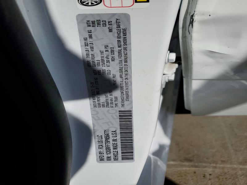 54924796 :رقم المزاد ، 1C6SRFFT9PN564771 vin ، 2023 Ram 1500 مزاد بيع