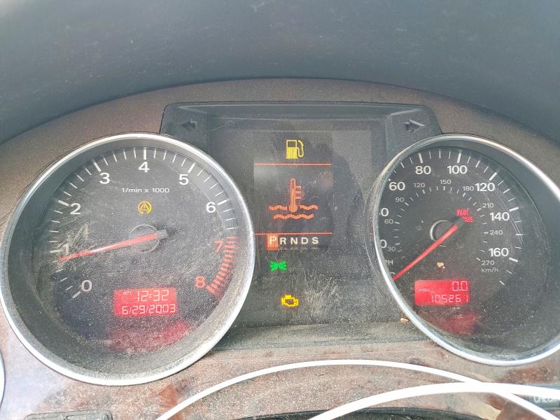 52855846 :رقم المزاد ، WAUML44E54N012205 vin ، 2004 Audi A8 مزاد بيع