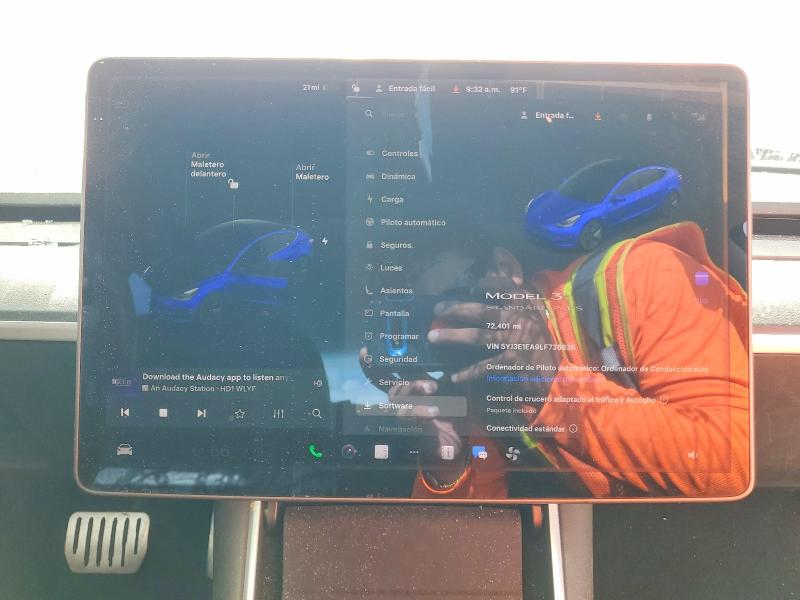 Продажа на аукционе авто 2020 Tesla Model 3, vin: 5YJ3E1EA9LF736835, номер лота: 53944036