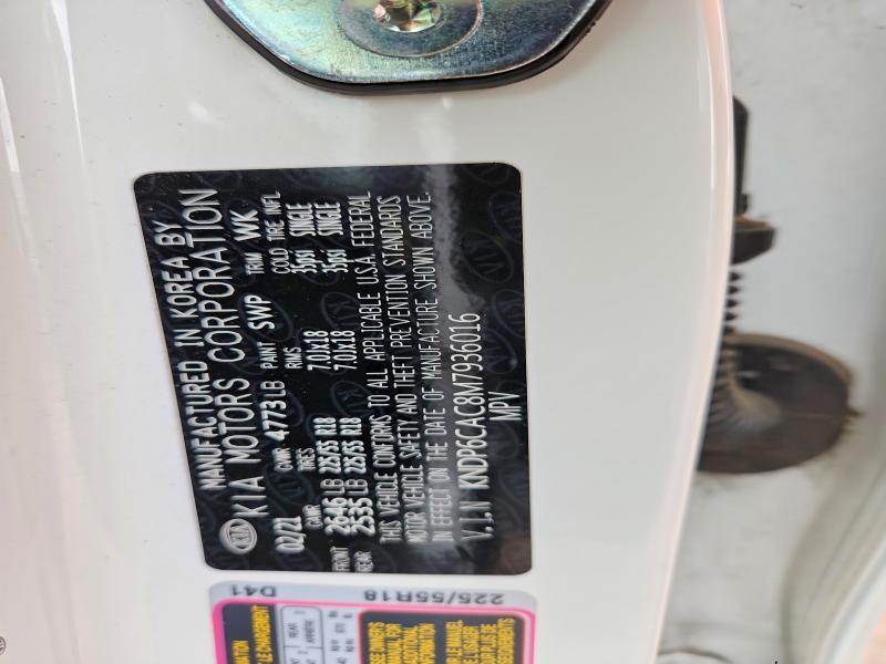 Aukcja sprzedaży 2021 Kia Sportage, vin: KNDP6CAC8M7936016, numer aukcji: 52196746