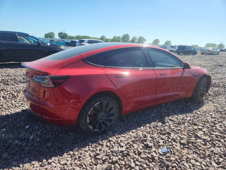 53061746 :رقم المزاد ، 5YJ3E1ECXMF050807 vin ، 2021 Tesla Model 3 مزاد بيع