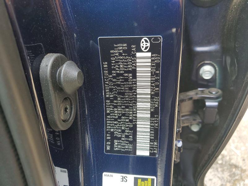 54982396 :رقم المزاد ، 5YFB4MDE7TP429818 vin ، 2026 Toyota Corolla مزاد بيع
