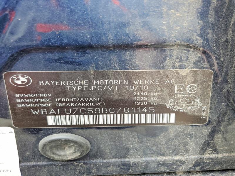 Продажа на аукционе авто 2011 Bmw 535, vin: WBAFU7C59BC781145, номер лота: 54973256