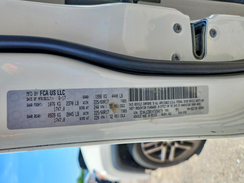 Aukcja sprzedaży 2017 Jeep Compass, vin: 3C4NJCBB1HT690679, numer aukcji: 53125506