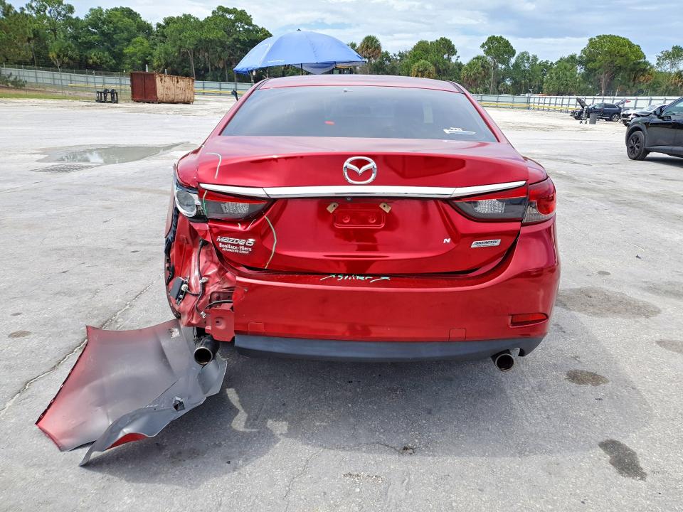 55205406 :رقم المزاد ، JM1GJ1V50G1474587 vin ، 2016 Mazda 6 مزاد بيع