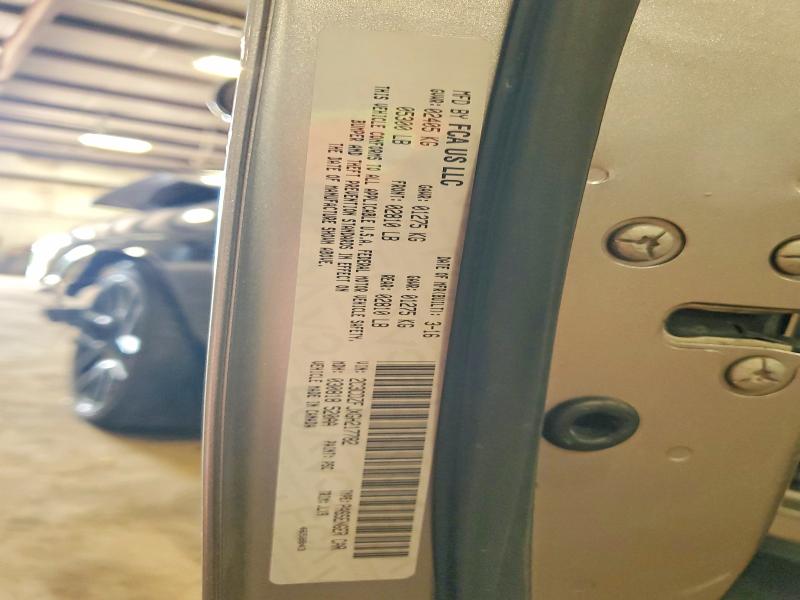 54994916 :رقم المزاد ، 2C3CDZFJXGH217782 vin ، 2016 Dodge Challenger مزاد بيع
