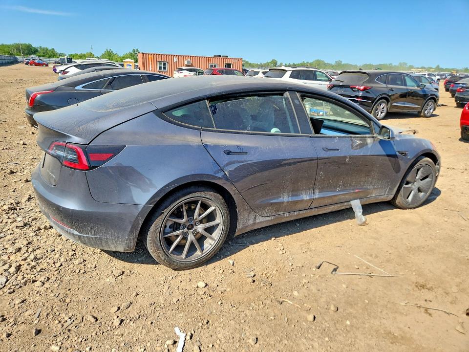 54828486 :رقم المزاد ، 5YJ3E1EB7NF167043 vin ، 2022 Tesla Model 3 مزاد بيع