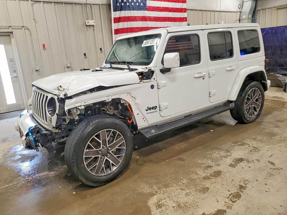 53441256 :رقم المزاد ، 1C4JJXP61NW137294 vin ، 2022 Jeep Wrangler Unlimited مزاد بيع
