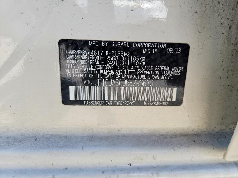 2024 Subaru Impreza მანქანა იყიდება აუქციონზე, vin: JF1GUABC9R8296639, აუქციონის ნომერი: 54862016