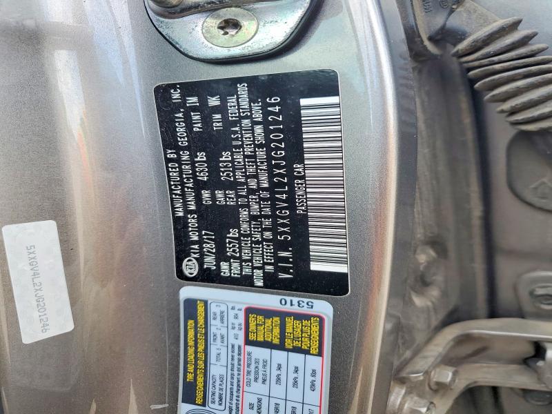 2018 Kia Optima მანქანა იყიდება აუქციონზე, vin: 5XXGV4L2XJG201246, აუქციონის ნომერი: 52215426