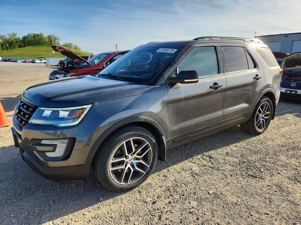 51346776 :رقم المزاد ، 1FM5K8GT0HGD37118 vin ، 2017 Ford Explorer مزاد بيع