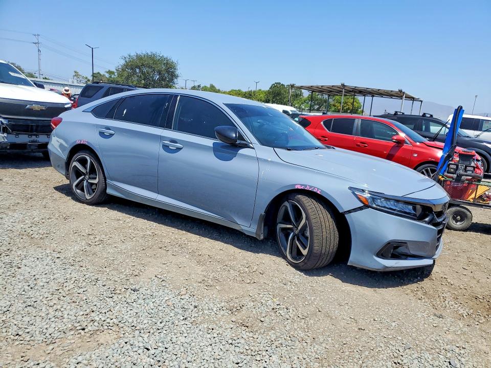 54496086 :رقم المزاد ، 1HGCV1F43NA034340 vin ، 2022 Honda Accord مزاد بيع