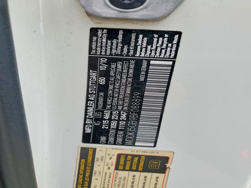 Aukcja sprzedaży 2011 Mercedes-benz E, vin: WDDKJ5GB9BF088899, numer aukcji: 50852516